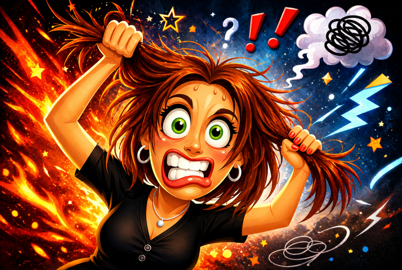 A woman’s perspective on home improvement frustrations, showing an overwhelmed homeowner feeling stressed and frustrated while navigating remodeling decisions and contractor challenges.
