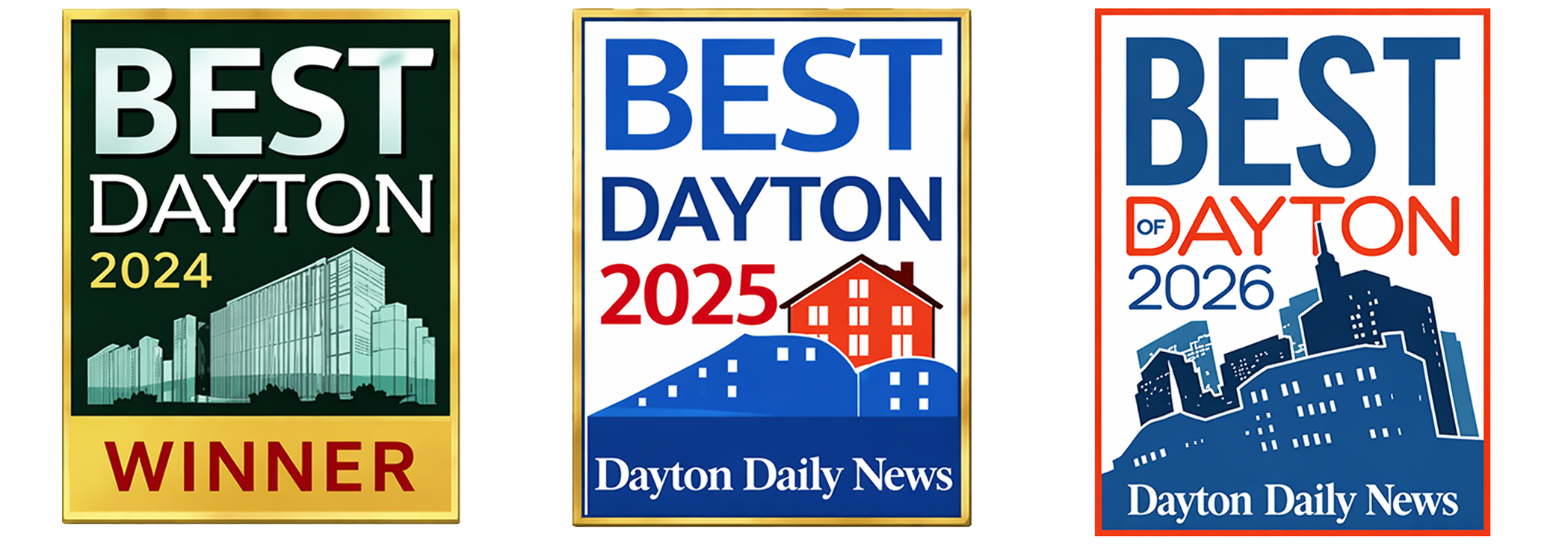 Thrush & Son — Best of Dayton award-winning contractor recognized in 2024 and 2025, trusted by Dayton homeowners for roofing and remodeling services.