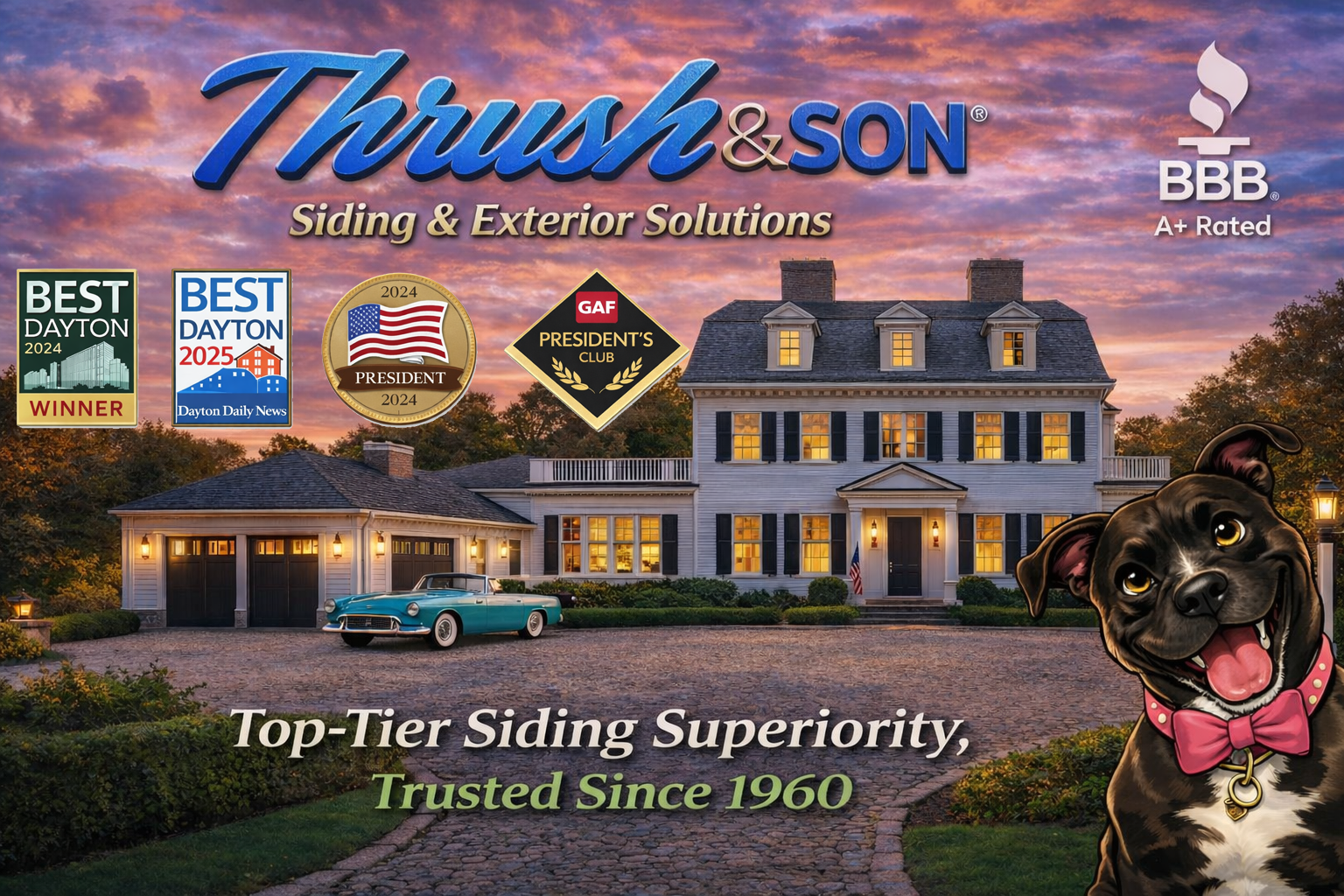 CertainTeed siding library example featuring a beautiful, elegant home with premium siding design and clean exterior finishes.