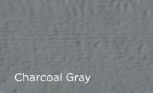 Dark gray siding in Charcoal Gray finish