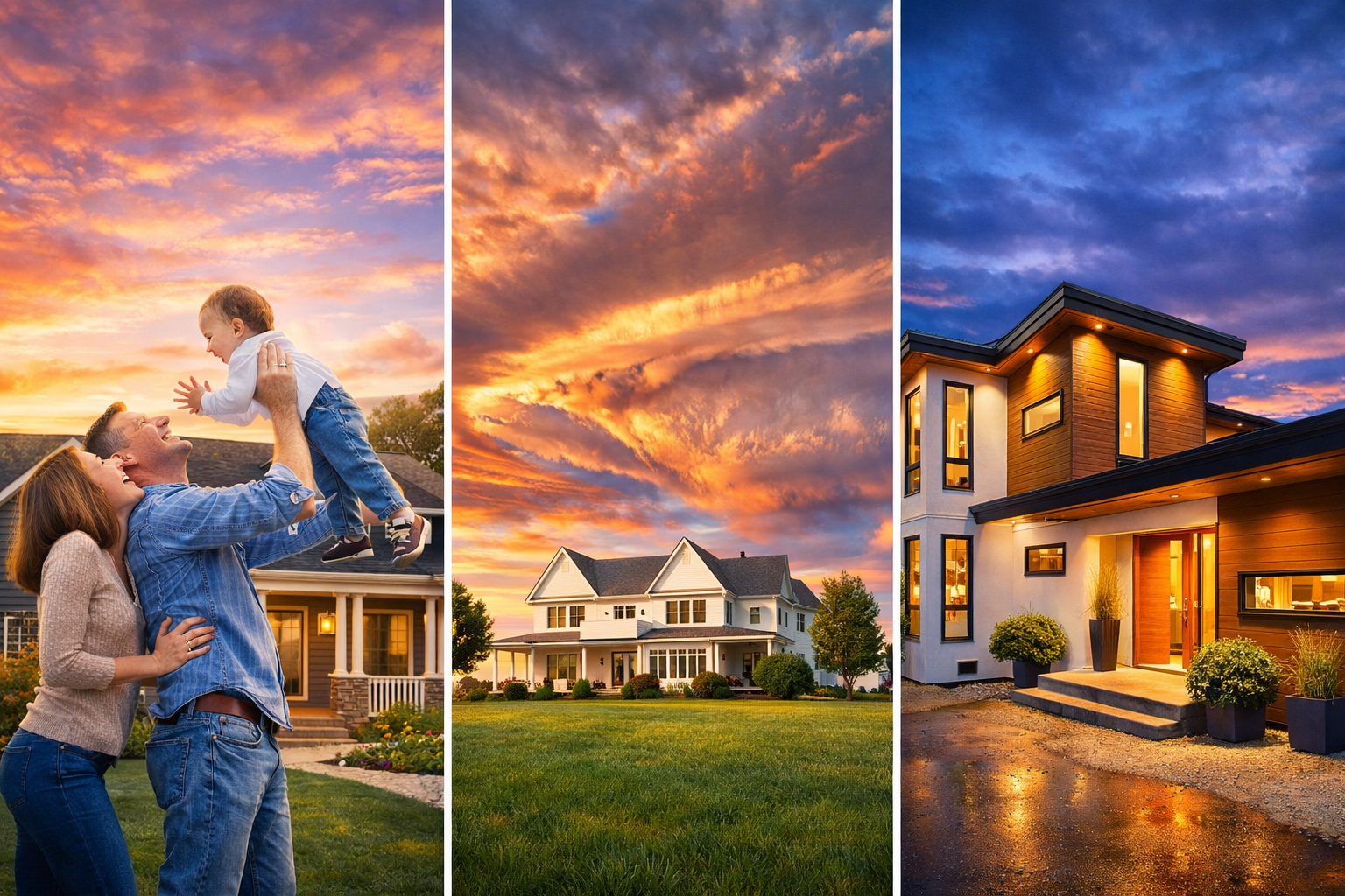 Choose a Siding Style for a beautiful family home exterior with lasting curb appeal