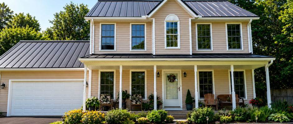 Elegant Standing Seam Metal Roof Installation - Thrush & Son®