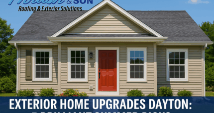 Exterior Home Upgrades Dayton—new roof, siding, energy-efficient windows, premium entry door by Thrush & Son
