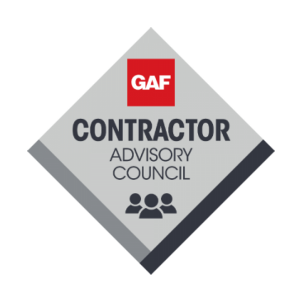 Contractor Advisory Council member badge held by Thrush & Son, Dayton Ohio roofing contractors