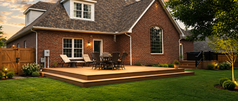 Luxury Backyard Deck & Outdoor Living Space - Thrush & Son®