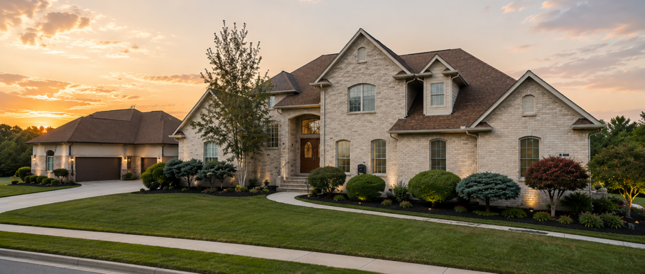 Luxury Brick Estate Exterior Enhancement in Dayton Ohio - Thrush & Son®