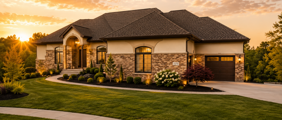 Luxury Exterior Remodel at Sunset in Dayton Ohio - Thrush & Son®