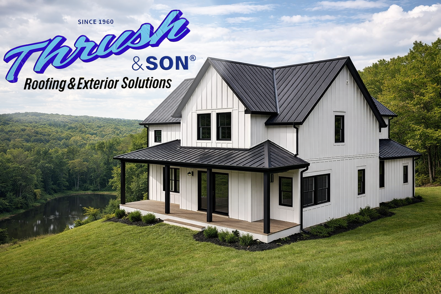 Modern farmhouse exterior showing how siding changes your home with bold contrast and clean curb appeal