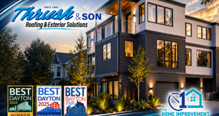 Modern home exterior highlighting vinyl siding benefits including durability, low maintenance, and improved curb appeal.