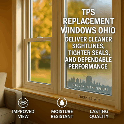 TPS Replacement Windows Ohio deliver cleaner sightlines, tighter seals, and dependable performance—proven in the Sphere Las Vegas.