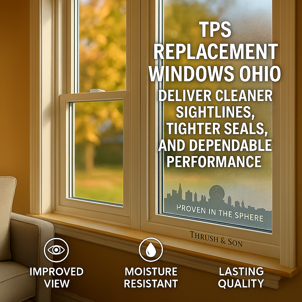 TPS Replacement Windows Ohio | Cleaner Sightlines, Tighter Seals & Proven Performance TPS Replacement Windows Ohio deliver cleaner sightlines, tighter seals, and dependable performance—proven in the Sphere Las Vegas.