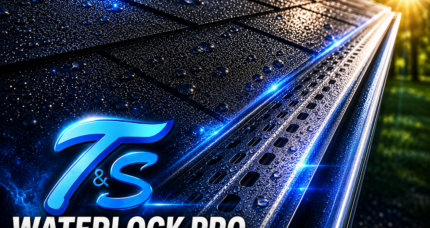 WaterLock Pro gutter protection by Thrush & Son® — stainless steel micromesh gutter guard on a Dayton Ohio home