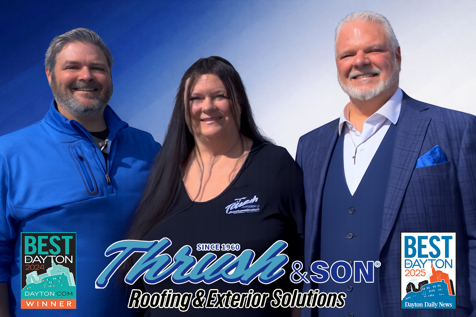5 Powerful Reasons to Choose Us highlighted by Thrush & Son leadership team showcasing family-owned expertise and trusted home improvement services