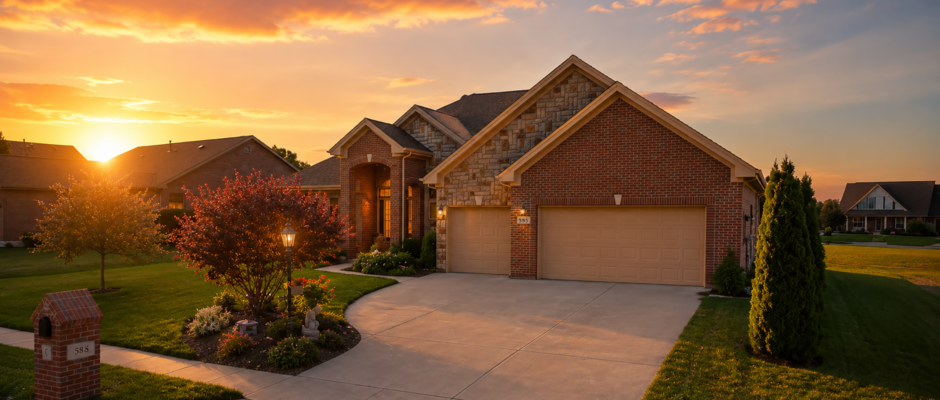 Warm Summer Sunset Exterior Transformation in Brookville, Ohio - Thrush & Son®